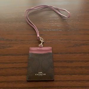 Coach signature is lanyard